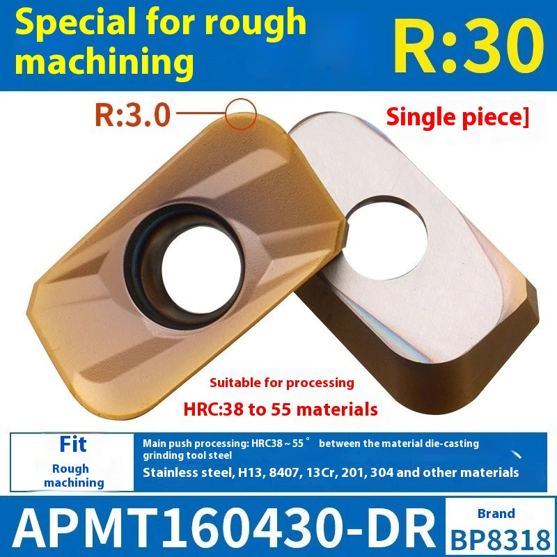 6008 CNC Milling Inserts APMT1135 Milling Blade 1604 Milling Head for Aluminum Alloy R0.8 Coated Rough Milling Machine Tool Pellets Shandong Denso Pricision Tools Co.,Ltd.